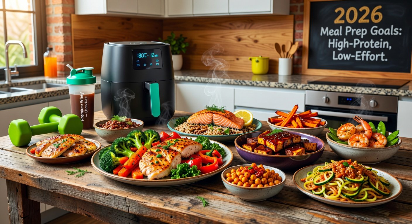 10 High-Protein Air Fryer Dinners Under 400 Calories (2026)