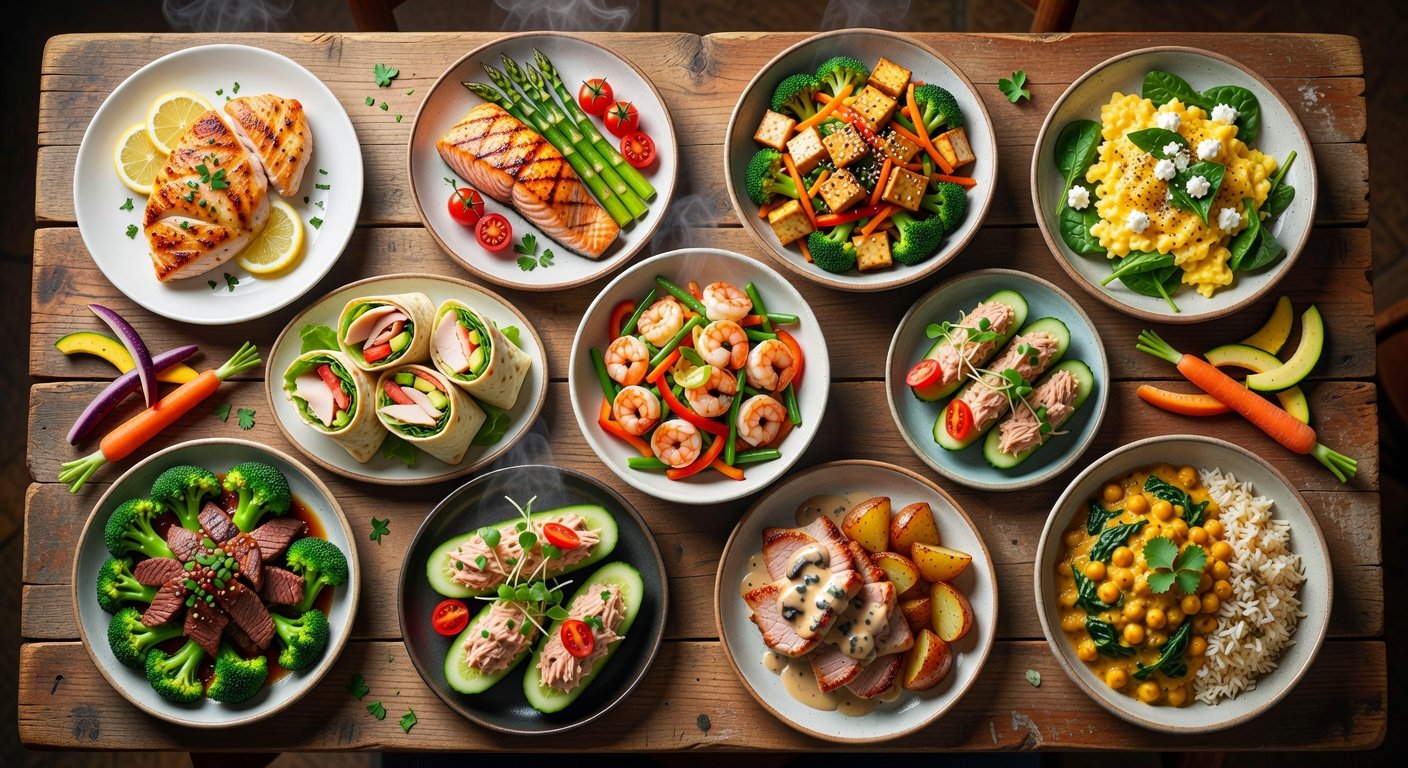 10 High-Protein Dinners in 20 Minutes or Less