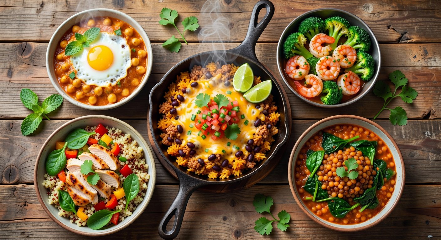 5 One-Pan High-Protein Meals: 15-Min Prep