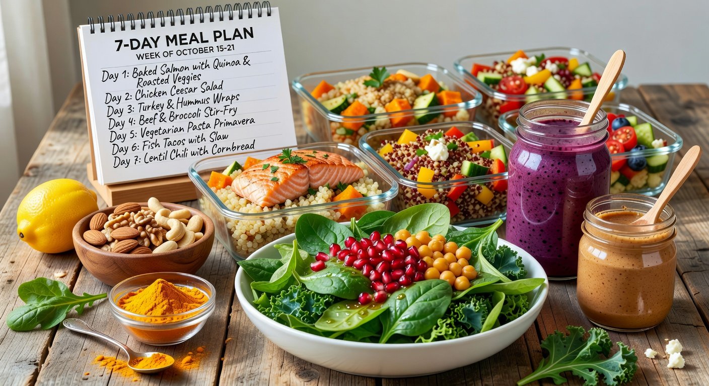 7-Day Anti-Inflammatory Meal Plan for Beginners