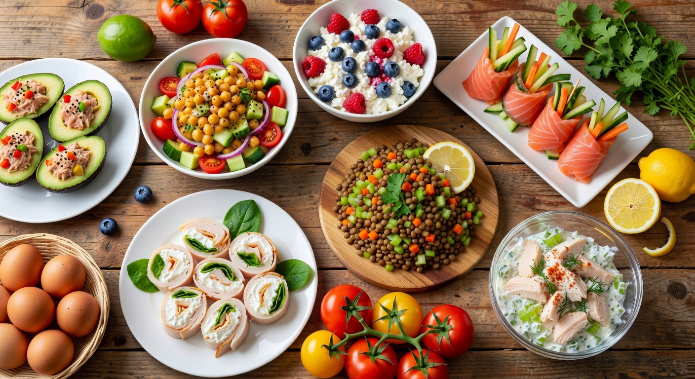 7 No-Cook High-Protein Dinners in 10 Minutes