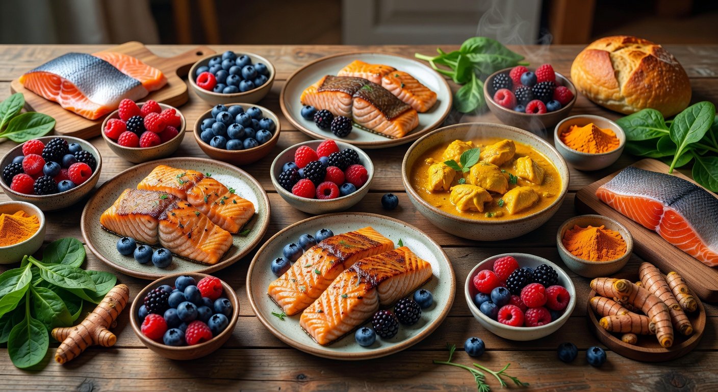 8 Anti-Inflammatory Recipes with Berries, Turmeric & Salmon