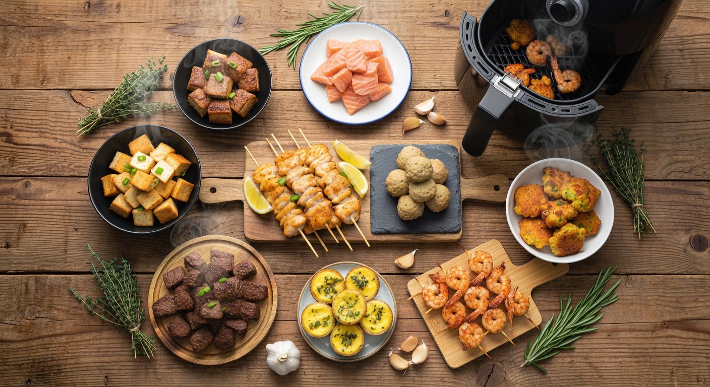 8 High-Protein Air Fryer Recipes Under 15 Minutes