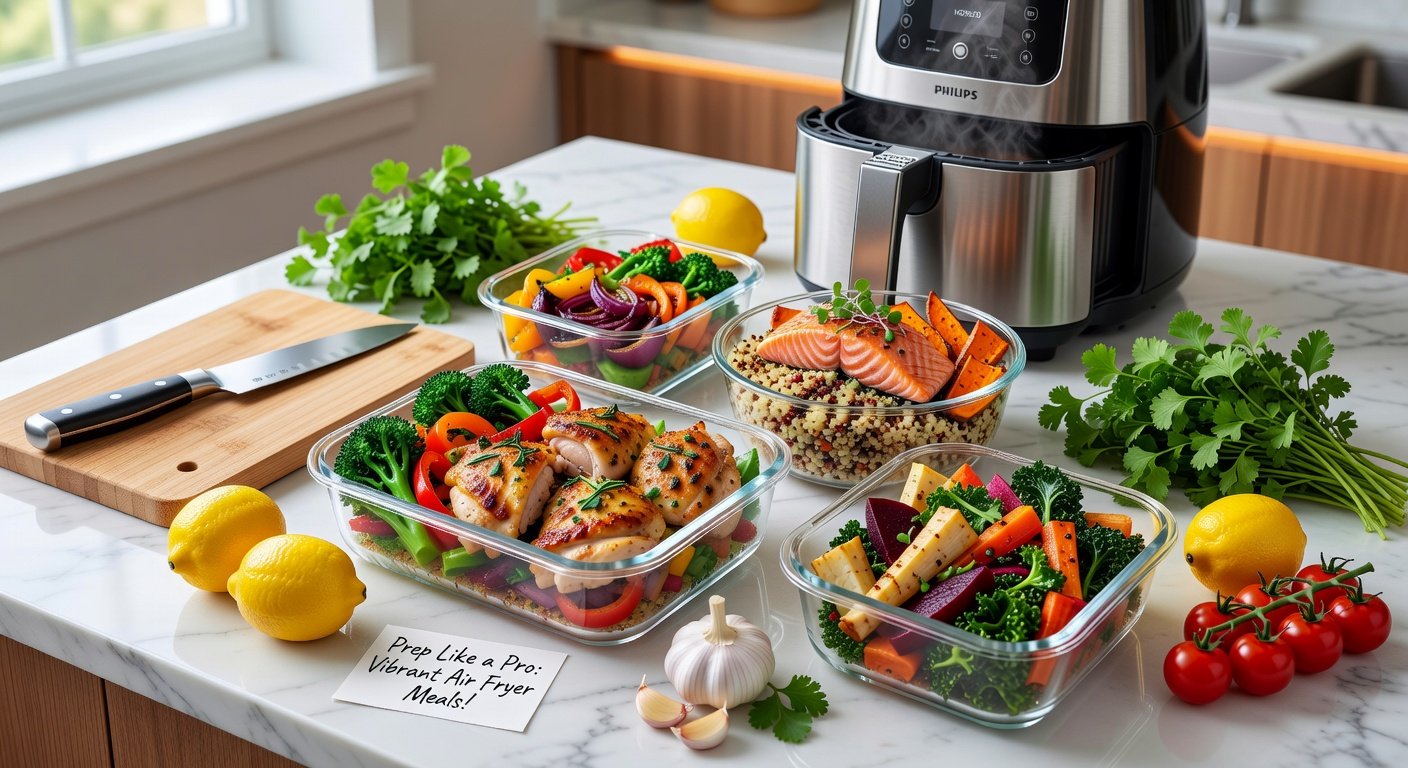 Air Fryer Meal Prep: 7 Healthy Dinners in Under 45 Min