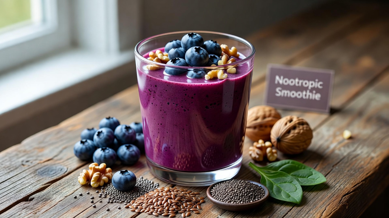 Nootropic Smoothie Recipes with Brain Boosting Foods 2026